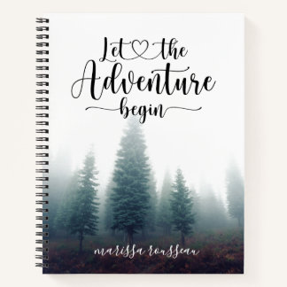 Cuaderno Que la aventura comience el bosque acuático Person