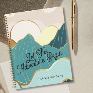 Cuaderno Que la aventura comience el viaje personalizado