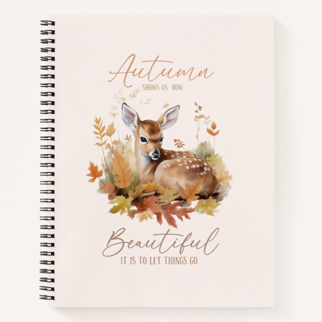 Cuaderno Que las cosas vayan de otoño (Anverso)