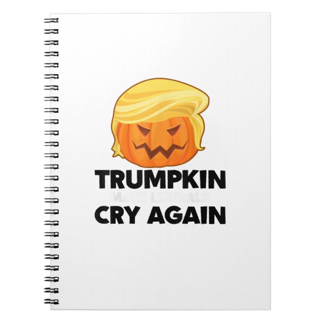 Cuaderno Que los liberales lloren de nuevo Trumpkin Hallowe (Frente)