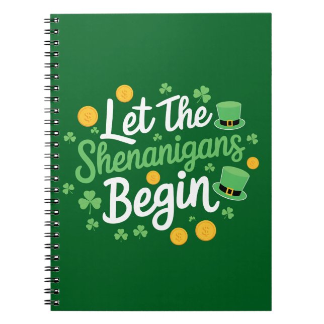 Cuaderno Que los Shenanigans comiencen a ser graciosos el D (Frente)