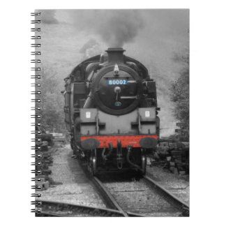 Cuaderno que ofrece el tren del vapor en la