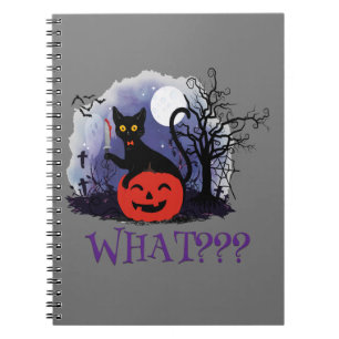 Cuaderno ¿Qué tan divertido es el gato negro que recibió Be