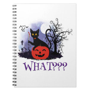 Cuaderno ¿Qué tan divertido es el gato negro que recibió Be