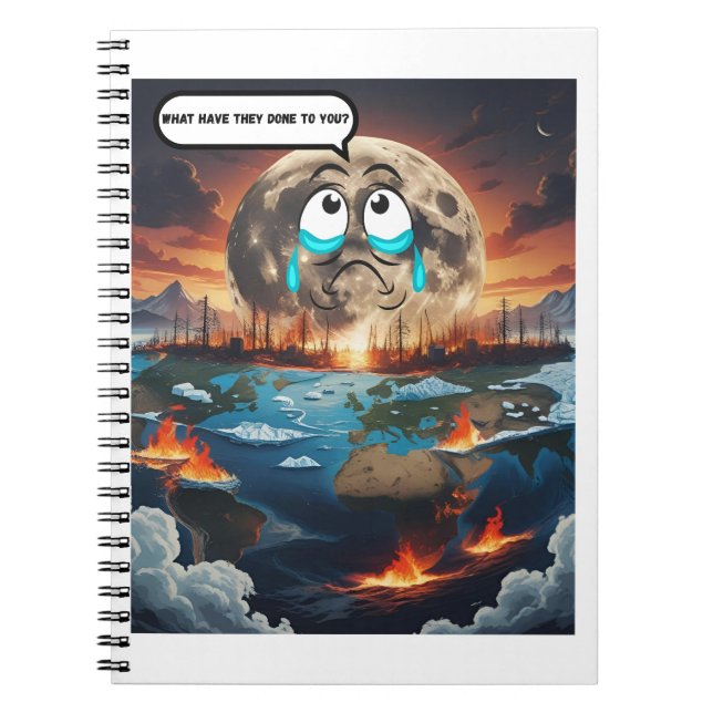Cuaderno ¿Qué te han hecho? - Si La Luna Pudiera (Frente)