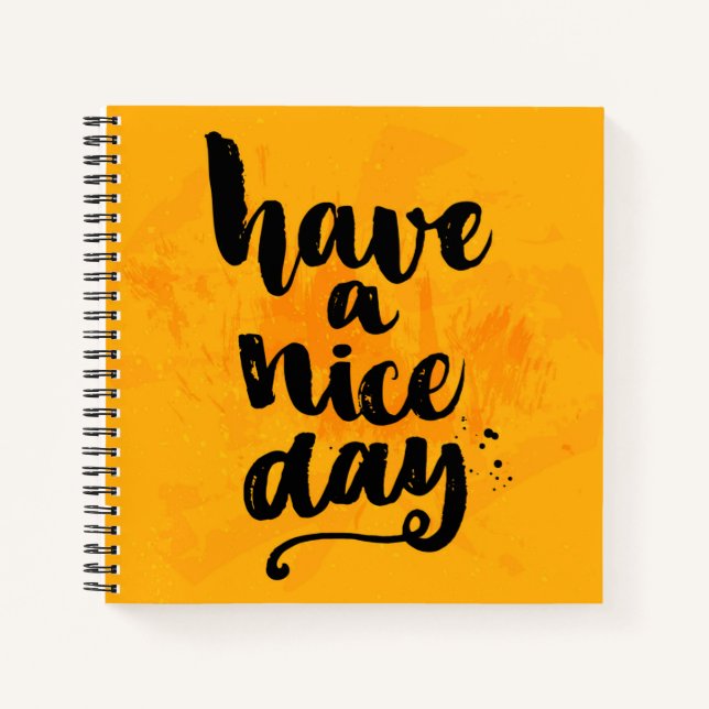 Cuaderno Que tengas un buen día (Anverso)