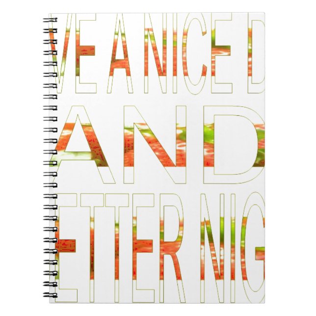 Cuaderno Que tengas un buen día (Frente)