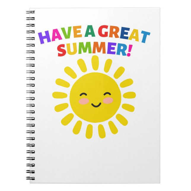 Cuaderno Que tengas un gran verano (Frente)