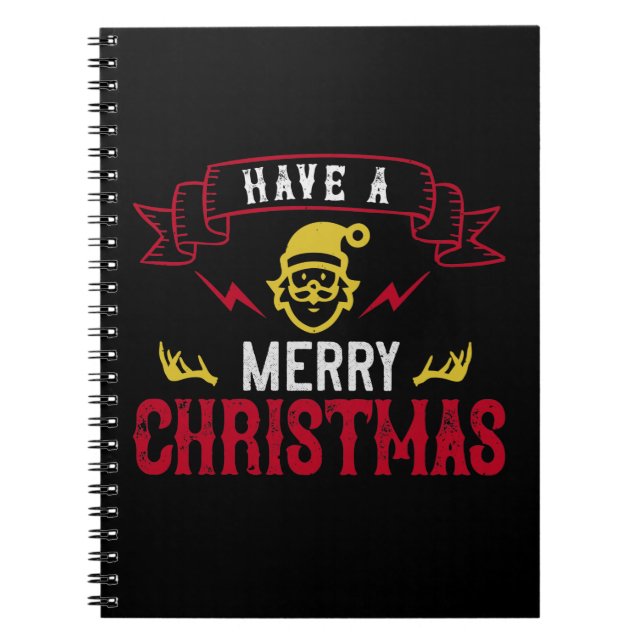 Cuaderno Que tengas una Feliz Navidad (Frente)