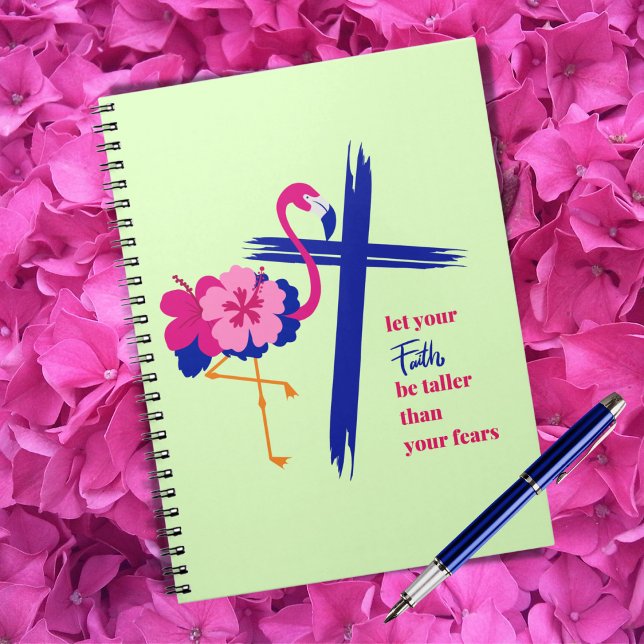 Cuaderno Que tu fe sea más alta que tus miedos Cita (Subido por el creador)