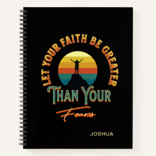 Cuaderno Que Tu Fe Sea Mayor Que Tus Miedos