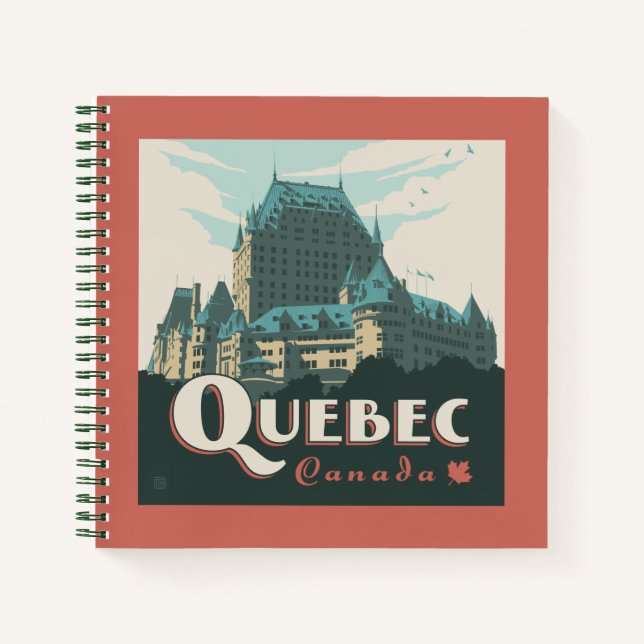 Cuaderno Quebec Canadá | Château Frontenac (Anverso)