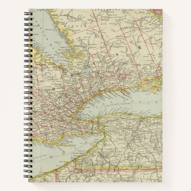 Cuaderno Quebec, Ontario (Canadá) (Anverso)