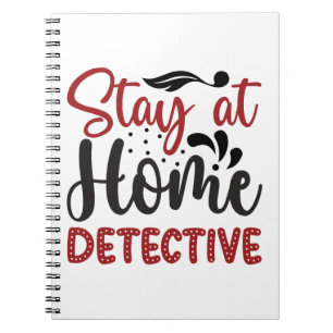 Cuaderno Quédate en casa detective
