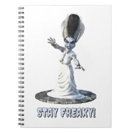 Cuaderno ¡Quédate freaky! Novia de Frankenstein