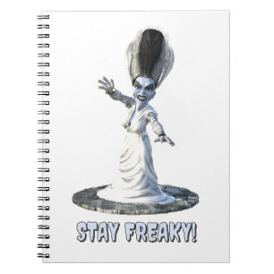 Cuaderno ¡Quédate freaky! Novia de Frankenstein