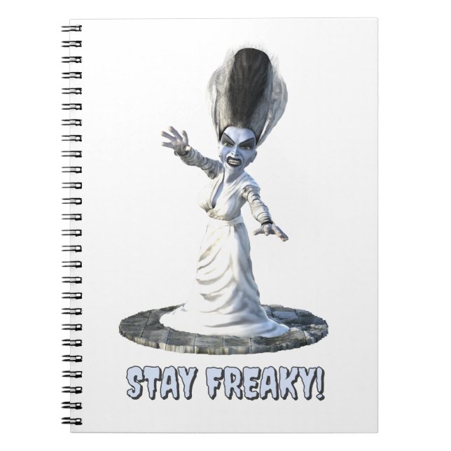 Cuaderno ¡Quédate freaky! Novia de Frankenstein (Frente)