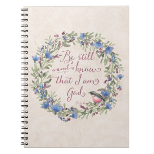 Cuaderno Quédate quieto y sabe - Salmo 46:10