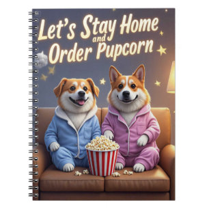 Cuaderno Quedémonos en casa y ordenemos perros de caricatur