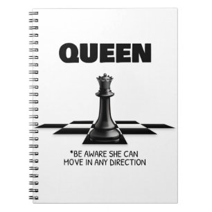 Cuaderno Queen Chess Tenga En Cuenta Que Puede Moverse En C