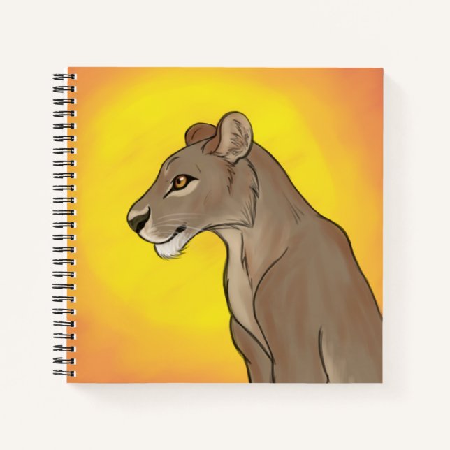 Cuaderno Queen Lioness (Anverso)