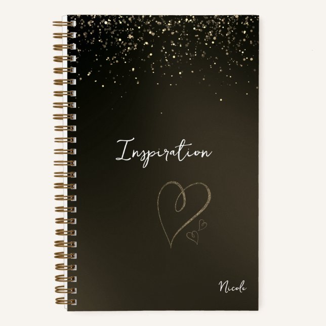 Cuaderno Queen of Hearts Custom Pageant Notebook Journal (Anverso)