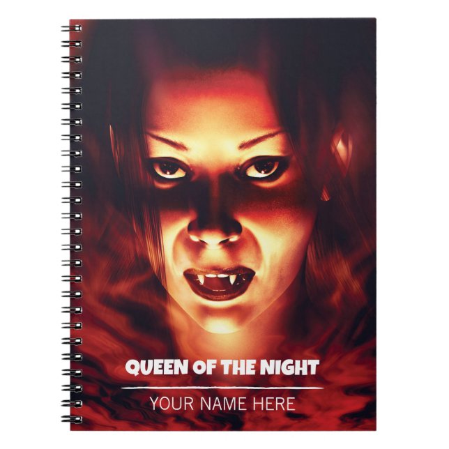Cuaderno Queen of the Night. Vampire woman (Frente)