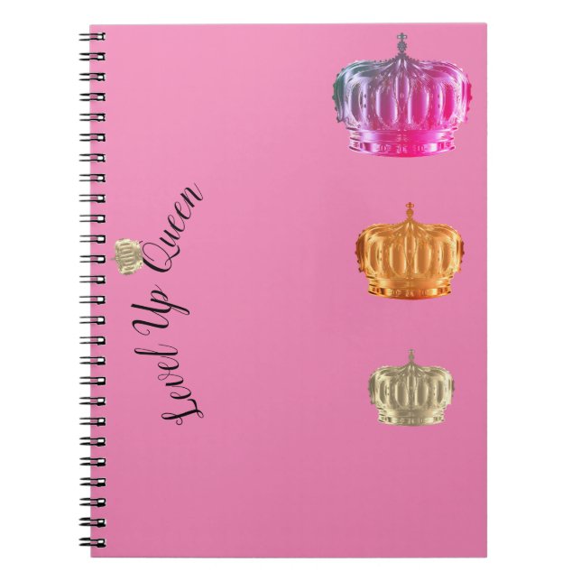 Cuaderno Queen Up de nivel superior (Frente)