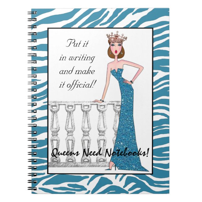 Cuaderno ¡QUEENS Necesitan Portátiles! ¡Ponlo Por Escrito!  (Frente)