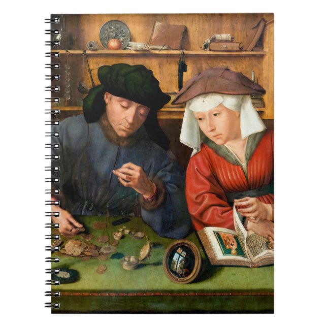 Cuaderno Quentin Matsys - El prestamista y su esposa (Frente)