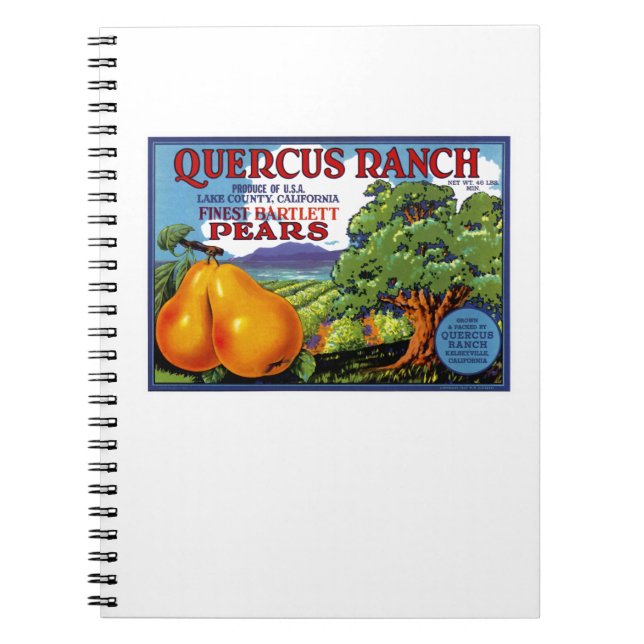 Cuaderno Quercus Ranch Pears (Frente)
