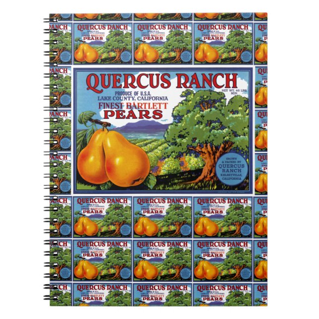 Cuaderno Quercus Ranch Pears multi print (Frente)