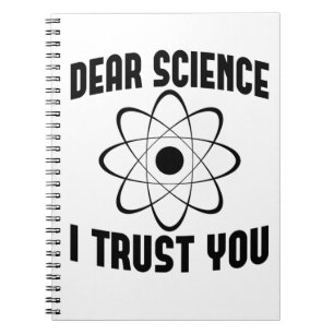Cuaderno Querida ciencia, confío en ti - Gracioso profesor 