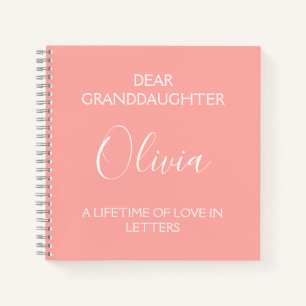 Cuaderno Querida nieta: toda una vida de amor en cartas