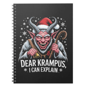 Cuaderno Querido Krampus Puedo Explicar La Navidad Santa