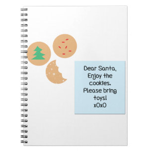Cuaderno Queridos cocineros de Santa Claus, por favor, trai