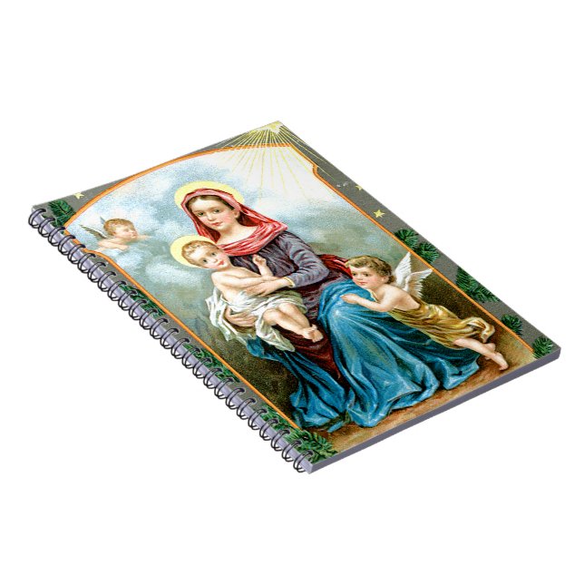 Cuaderno Querubes y bebé Jesús de Maria (Lado Derecho)