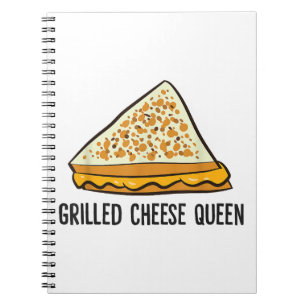 Cuaderno Queso a la parrilla Reina Funny Queso a la parrill