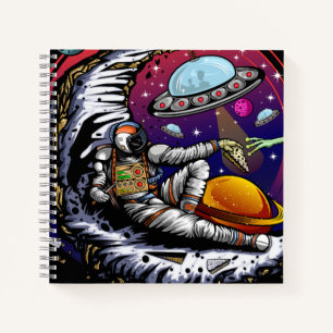 Cuaderno Queso de la luna espacial