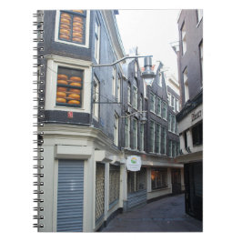 Cuaderno Quesos Edam en callejón de Ámsterdam