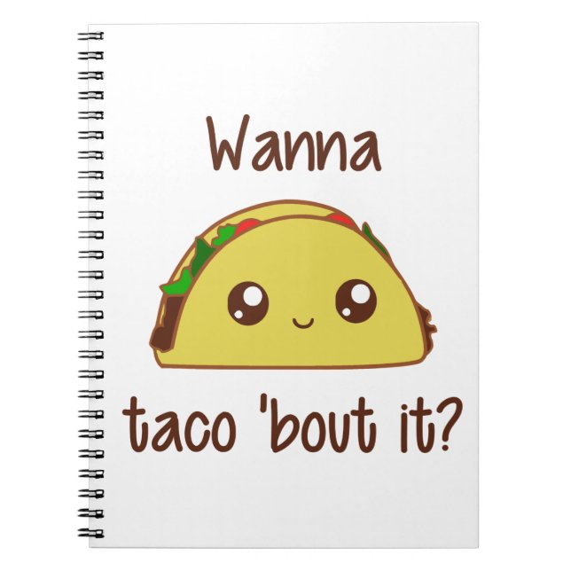Cuaderno ¿Quiera combate del Taco el 'él? (Frente)