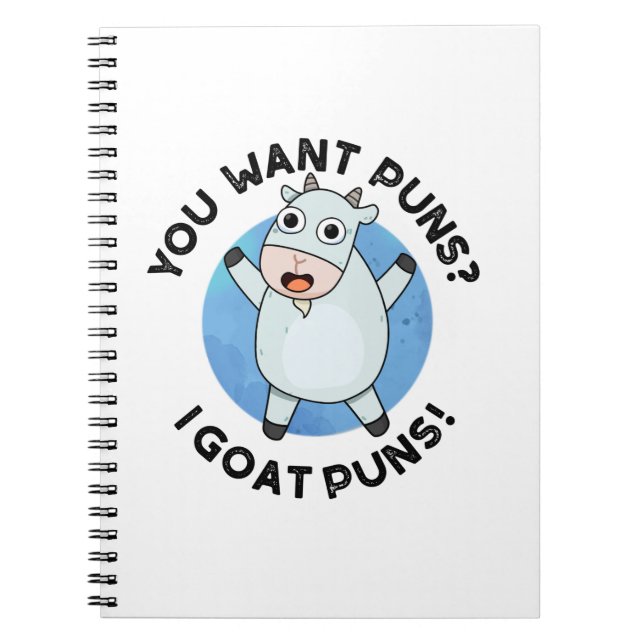 Cuaderno Quieres chistes malos de cabras Tengo chistes de c (Frente)