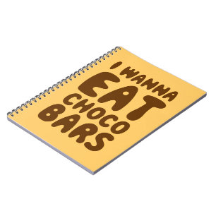 Cuaderno Quiero Comer Barras De Choco