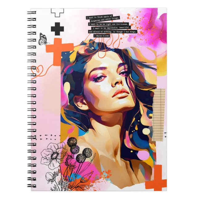 Cuaderno Quiero hacer cosas Diario de bloc de notas (Frente)