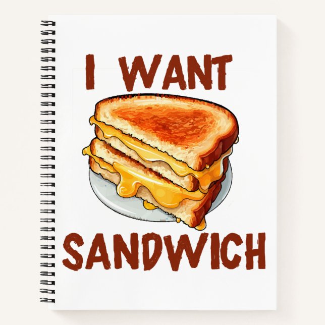Cuaderno Quiero Sandwich (Anverso)