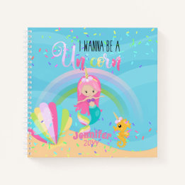 Cuaderno Quiero ser una sirvienta princesa de unicornio de