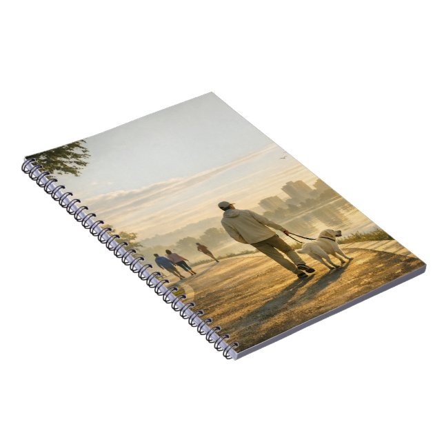 Cuaderno Quiet Morning Walk – Classic Spiral Notebook (Lado Derecho)
