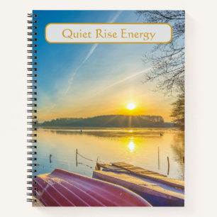 Cuaderno Quiet Rise Energy Amanecer junto al Lago 