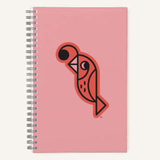 Cuaderno QuietQuit Bloc de notas en cola rojo