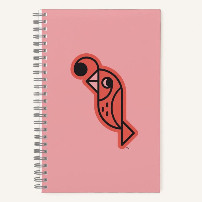 Cuaderno QuietQuit Bloc de notas en cola rojo (Anverso)